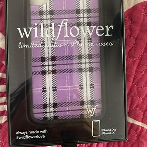 brand new wildflower case for i phone xs or x